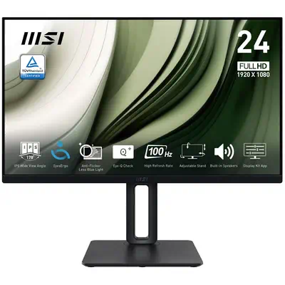 MSI Pro MP245PG écran plat de PC 60,5 cm (23.8") 1920 x 1080 pixels Full HD LCD Noir - Ecran Ordinateur - visuel 1