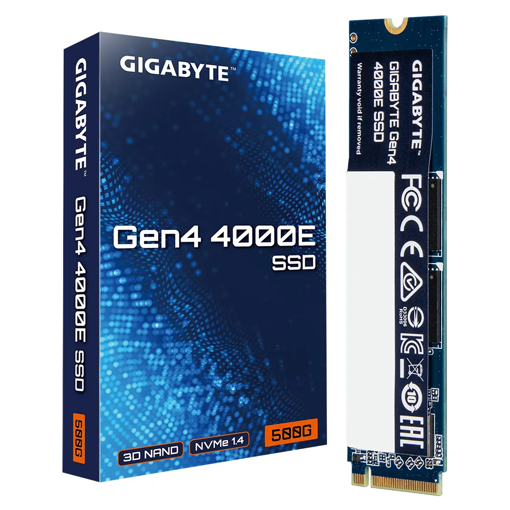 GIGABYTE Gen4 4000E 500 Go M.2 PCI Express 4.0 NVMe 3D NAND - Gigabyte - Disque dur SSD - visuel 5