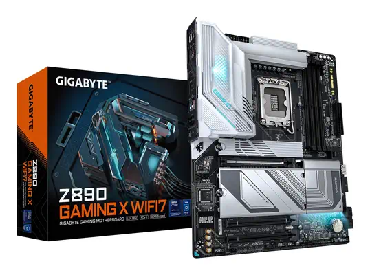 Carte mère Z890 GAMING X WIFI7 - Prend en charge les processeurs Intel Core Ultra (Série 2), VRM à 1 - Gigabyte - visuel 1