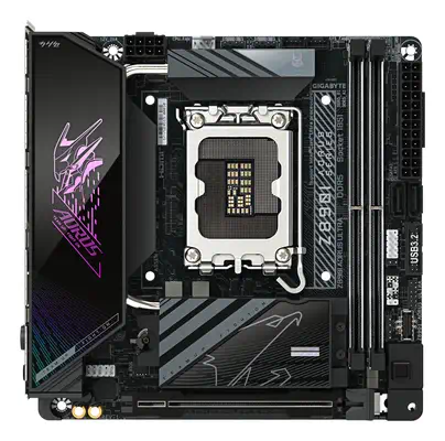 Carte mère Z890I AORUS ULTRA - Prend en charge les processeurs Intel Core Ultra (Série 2), VRM à 8+1 - Gigabyte - visuel 2