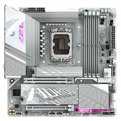 Carte mère Z890M AORUS ELITE WIFI7 ICE - Prend en charge les processeurs Intel Core Ultra (Série 2), - Gigabyte - visuel 2