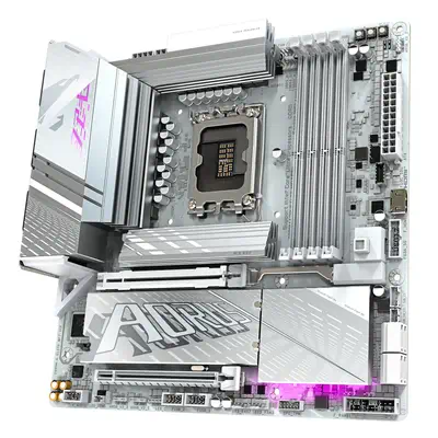 Carte mère Z890M AORUS ELITE WIFI7 ICE - Prend en charge les processeurs Intel Core Ultra (Série 2), - Gigabyte - visuel 4