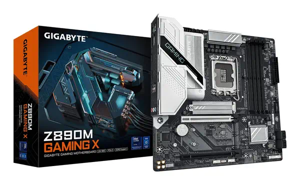 Carte mère Z890M GAMING X - Prend en charge les processeurs Intel Core Ultra (Série 2), VRM à 8+1+2  - Gigabyte - visuel 1