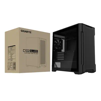 GIGABYTE C102 GLASS Midi Tower Noir - Gigabyte - Boitier - visuel 8