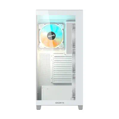 GIGABYTE C500 PANORAMIC STEALTH Midi Tower Blanc - Gigabyte - Boitier - visuel 2