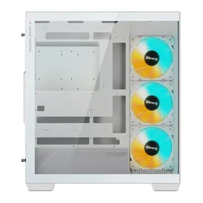 GIGABYTE C500 PANORAMIC STEALTH Midi Tower Blanc - Gigabyte - Boitier - visuel 3