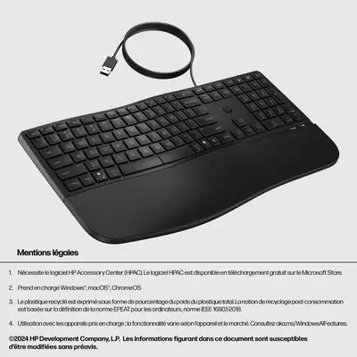 Clavier filaire HP 480 Comfort - visuel 8