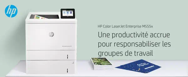 HP Color LaserJet Enterprise M555x HP - visuel 1 - hello RSE - La durabilité : le secret de l'entreprise intelligente