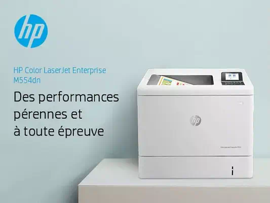 Imprimante HP Color LaserJet Enterprise M554dn - Imprimante Laser - visuel 8