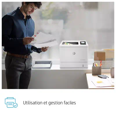 Imprimante HP Color LaserJet Enterprise M554dn - Imprimante Laser - visuel 2