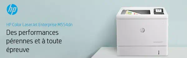 Imprimante HP Color LaserJet Enterprise M554dn - Imprimante Laser - visuel 4