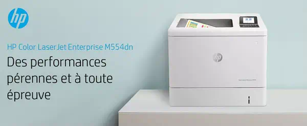 Imprimante HP Color LaserJet Enterprise M554dn - Imprimante Laser - visuel 1