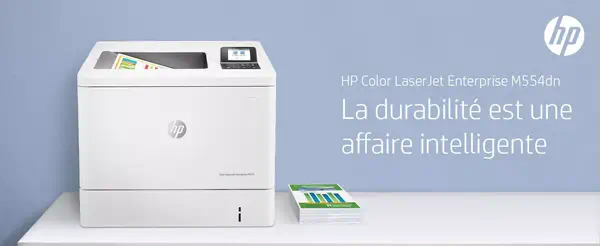 Imprimante HP Color LaserJet Enterprise M554dn - Imprimante Laser - visuel 6