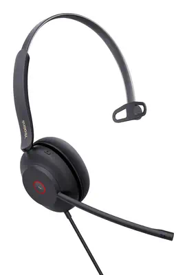 Yealink UH37 Mono UC Casque Avec fil Arceau Bureau/Centre d'appels USB Type-C / USB Type-A Noir - Casque Micro - visuel 3