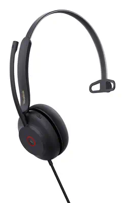 Yealink UH37 Mono UC Casque Avec fil Arceau Bureau/Centre d'appels USB Type-C / USB Type-A Noir - Casque Micro - visuel 2