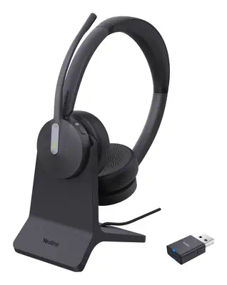 Yealink WH64 Hybird Dual avec support de charge Casque d'écoute pour les équipes - Casque Micro - visuel 1