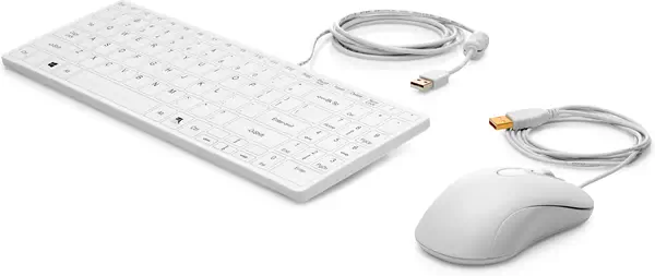 Clavier et souris USB HP avec tapis de souris Healthcare Edition - Pack Clavier, souris - visuel 1