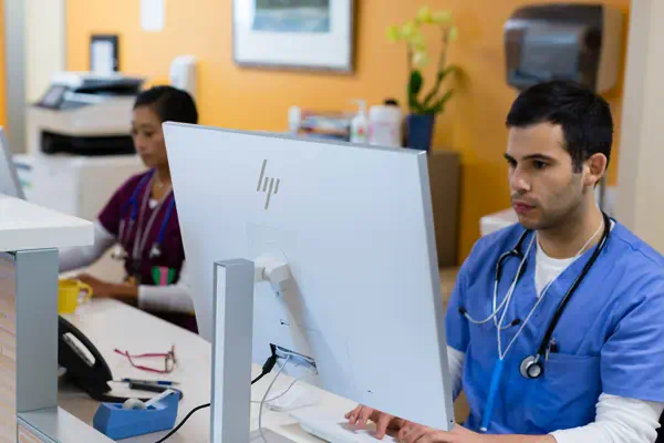 Clavier et souris USB HP avec tapis de souris Healthcare Edition - Pack Clavier, souris - visuel 2