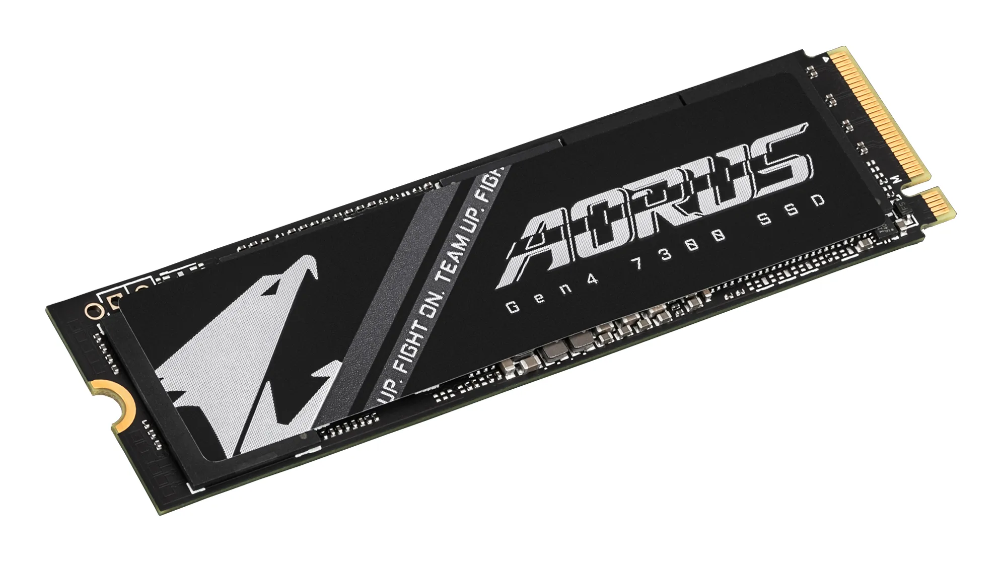 GIGABYTE AORUS Gen4 7300 2 To M.2 PCI Express 4.0 NVMe 3D TLC NAND - Gigabyte - Disque dur SSD - visuel 2