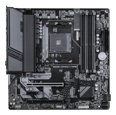 B550M GAMING X WIFI6 Carte mère - Processeurs AMD Ryzen 5000, VRM 5+3 phases, jusqu'à 3200 MHz DDR4, - Gigabyte - visuel 2