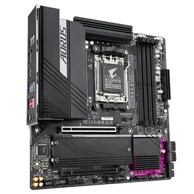 B650M AORUS ELITE Carte mère - Compatible avec les processeurs AMD Ryzen 9000, VRM 12+2+2 phases, ju - Gigabyte - visuel 4