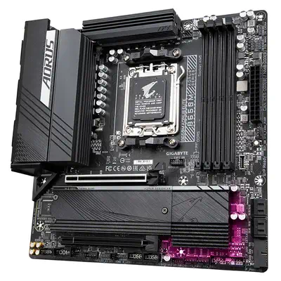 B650M AORUS ELITE Carte mère - Compatible avec les processeurs AMD Ryzen 9000, VRM 12+2+2 phases, ju - Gigabyte - visuel 5