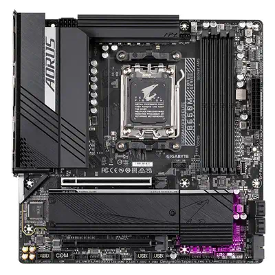 B650M AORUS ELITE Carte mère - Compatible avec les processeurs AMD Ryzen 9000, VRM 12+2+2 phases, ju - Gigabyte - visuel 2