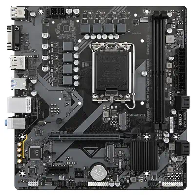 B760M E Carte mère - Compatible avec les processeurs Intel Core 14ᵉ génération, VRM 6+1+1 phases, ju - Gigabyte - visuel 2