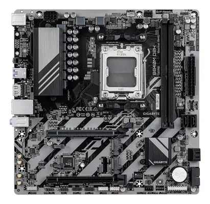 B840M D2H Carte mère - Processeurs AMD Ryzen 9000, VRM 5+2+2 phases, jusqu'à 7600 MHz DDR5, 1xPCIe 4 - Gigabyte - visuel 2