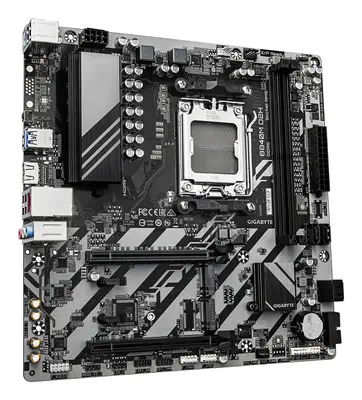 B840M D2H Carte mère - Processeurs AMD Ryzen 9000, VRM 5+2+2 phases, jusqu'à 7600 MHz DDR5, 1xPCIe 4 - Gigabyte - visuel 3