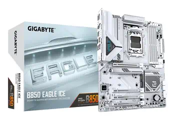 Livraison rapide B850 EAGLE ICE Carte Mère – Processeurs AMD Ryzen série 9000, VRM numérique 8+2+2 phases, jusqu’à 82