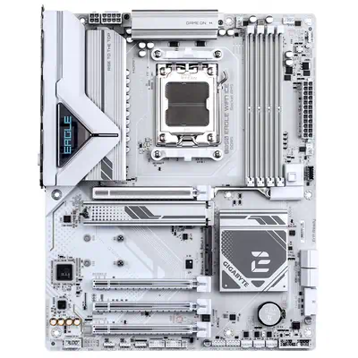 B850 EAGLE WIFI7 ICE Carte mère - Processeurs AMD Ryzen série 9000, VRM numérique 8+2+2 phases, jusq - Gigabyte - visuel 2