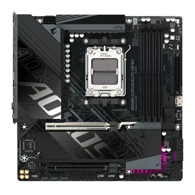B850M AORUS ELITE WIFI6E Carte mère - Processeurs AMD Ryzen série 9000, VRM numérique 12+2+2 phases, - Gigabyte - visuel 2