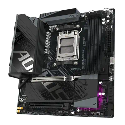 B850M AORUS ELITE WIFI6E Carte mère - Processeurs AMD Ryzen série 9000, VRM numérique 12+2+2 phases, - Gigabyte - visuel 3