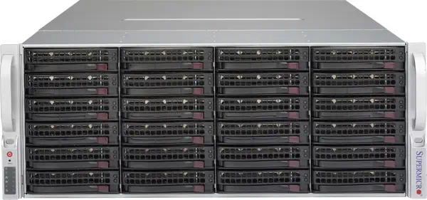 Supermicro CSE-847BA-R1K23LPB unité centrale Rack Noir 1200 W - Boitier - visuel 1