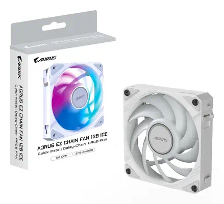 AORUS EZ CHAIN FAN 120 ICE - Gigabyte - Refroidissement PC - visuel 7