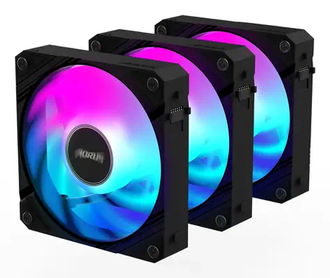 AORUS EZ CHAIN FAN 120 (3-Pack) - Gigabyte - Refroidissement PC - visuel 4