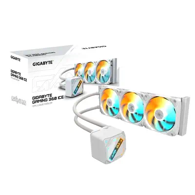 GAMING 360 ICE Refroidisseur Liquide pour CPU - 3x120 mm Ventilateurs ARGB, Mécanisme d'emboîtement  - Gigabyte - Refroidissement PC - visuel 5