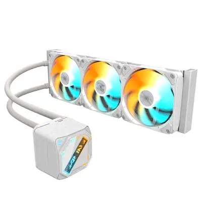GAMING 360 ICE Refroidisseur Liquide pour CPU - 3x120 mm Ventilateurs ARGB, Mécanisme d'emboîtement  - Gigabyte - Refroidissement PC - visuel 1