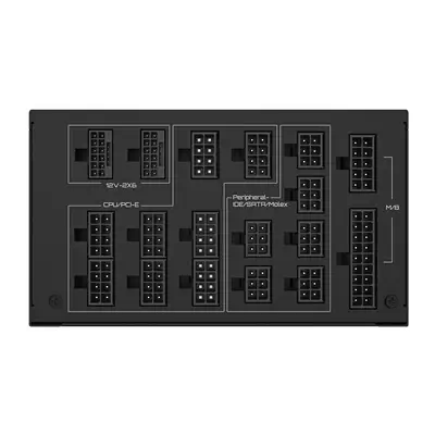 UD1600PM PG5 AI TOP Bloc d'Alimentation - PCIe 5.0, 80 PLUS Platinum, Design entièrement modulaire,  - Gigabyte - Boitier d'alimentation - visuel 3