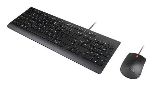 Lenovo 4X31R64409 clavier Souris incluse Universel USB Danois Noir - Pack Clavier, souris - visuel 2