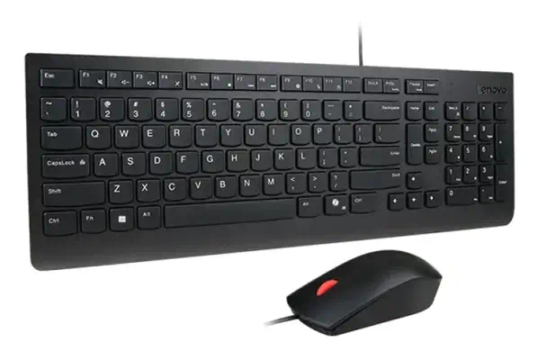 Lenovo 4X31R64409 clavier Souris incluse Universel USB Danois Noir - Pack Clavier, souris - visuel 3
