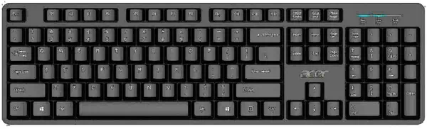 Acer USB Wired Keyboard clavier maison/bureau QWERTY US International Noir - Clavier - visuel 1