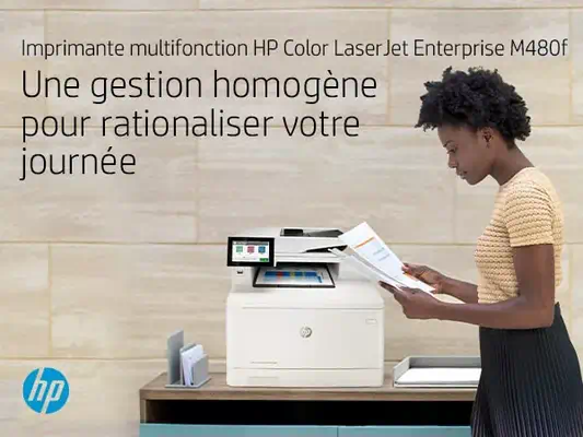 HP Color LaserJet Enterprise M480f MFP A4 color Laser - Multifonctions Laser - visuel 6