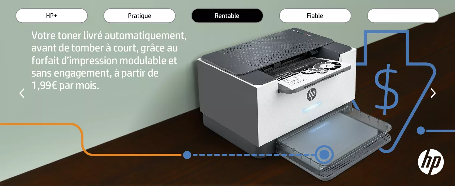 Vente Imprimante HP LaserJet M209dwe, Noir et blanc, Imprimante HP au meilleur prix - visuel 10