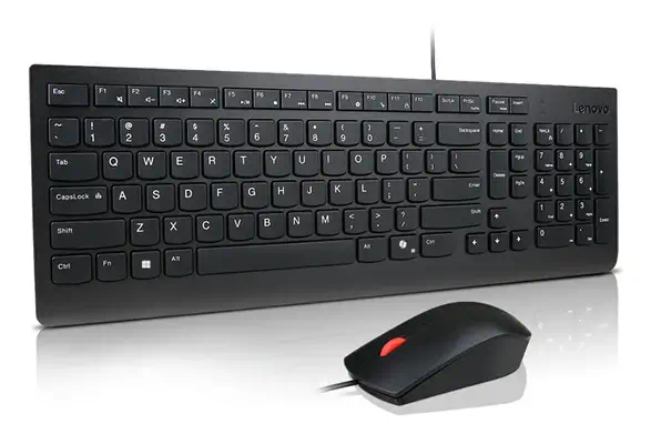 Lenovo 4X31R64446 clavier Souris incluse Universel USB Nordique Noir - Pack Clavier, souris - visuel 2