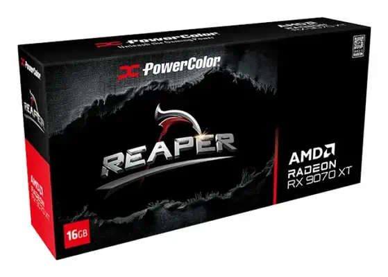 PowerColor Reaper Radeon RX 9070 XT AMD 16 Go GDDR6 - Carte graphique - visuel 6