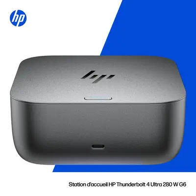 Station d’accueil HP Thunderbolt 4 Ultra G6 280 W - Station d'accueil pour portable - visuel 3