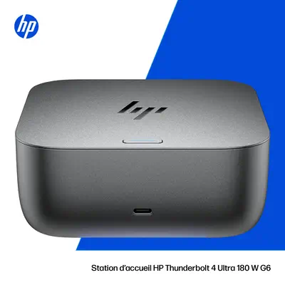 Station d’accueil HP Thunderbolt 4 Ultra G6 180 W - Station d'accueil pour portable - visuel 4