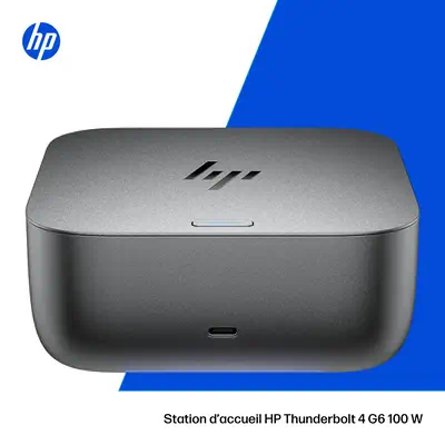 Station d’accueil HP Thunderbolt 4 G6 100 W - Station d'accueil pour portable - visuel 4